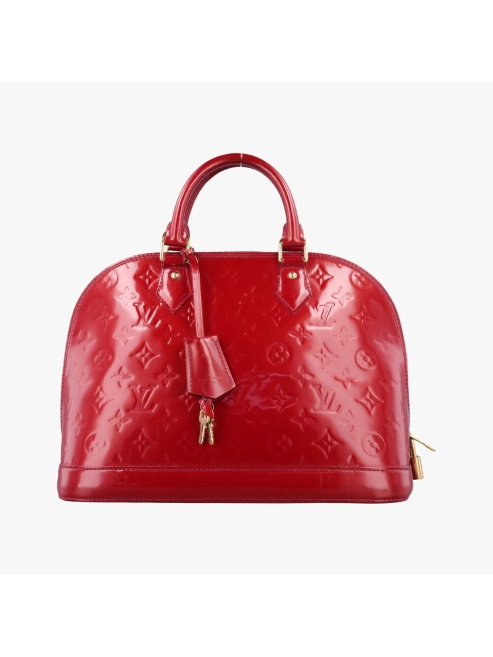 Louis Vuitton Alma PM Pomme D'amour Vernis Handbag